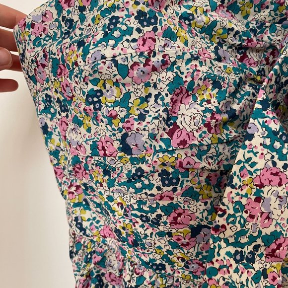 J.CREW Petite One-shoulder Tie Dress in Liberty® Claire-Aude Floral - Picture 5 of 9